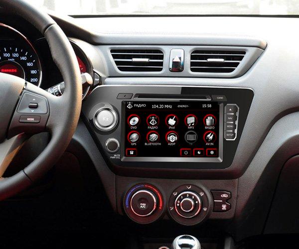 Магнитола FlyAudio 66105B01 KIA RIO Магнитола FlyAudio 66105B01 KIA RIO