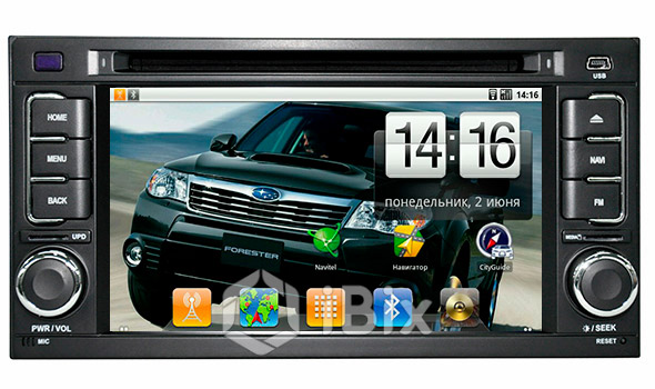 Магнитола iBix Subaru Impreza Магнитола iBix Subaru Impreza