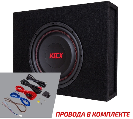 Автомобильный сабвуфер Kicx GT300BA Автомобильный сабвуфер Kicx GT300BA